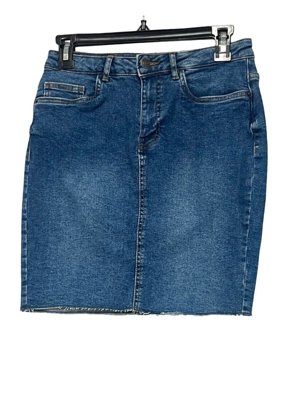 Noisy May Malinda Denim Miniskirt, Medium Wash, Sz. S